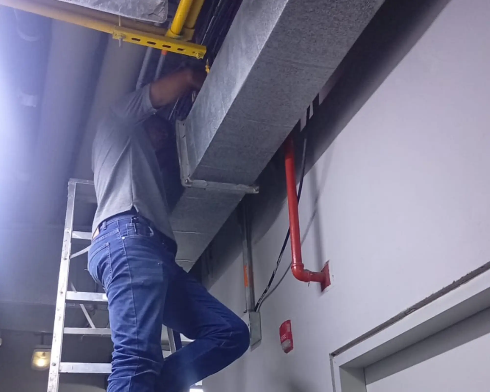 Segundo registro fotográfico del proyecto instalación de energía, agua potable y drenaje para una isla